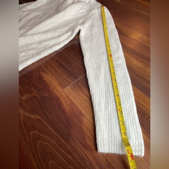 DRESSBARN Knit Pull On White Sweater size Large - Picture 8 of 8
